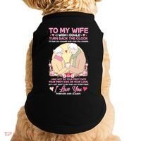 To My Wife I Wish I Could Turn Back The Clock Doggie Tank thumb 0