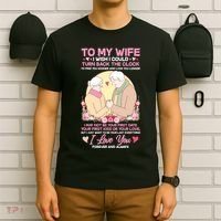To My Wife I Wish I Could Turn Back The Clock T-Shirt thumb 6