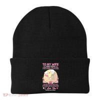 To My Wife I Wish I Could Turn Back The Clock Beanie thumb 0