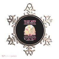 To My Wife I Wish I Could Turn Back The Clock Ornament thumb 0