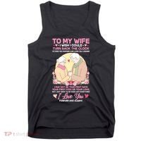 To My Wife I Wish I Could Turn Back The Clock Tank Top thumb 0