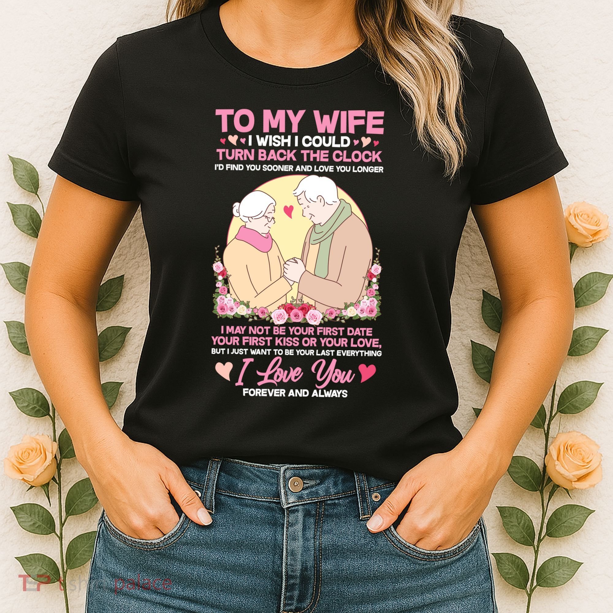 To My Wife I Wish I Could Turn Back The Clock Women's T-Shirt