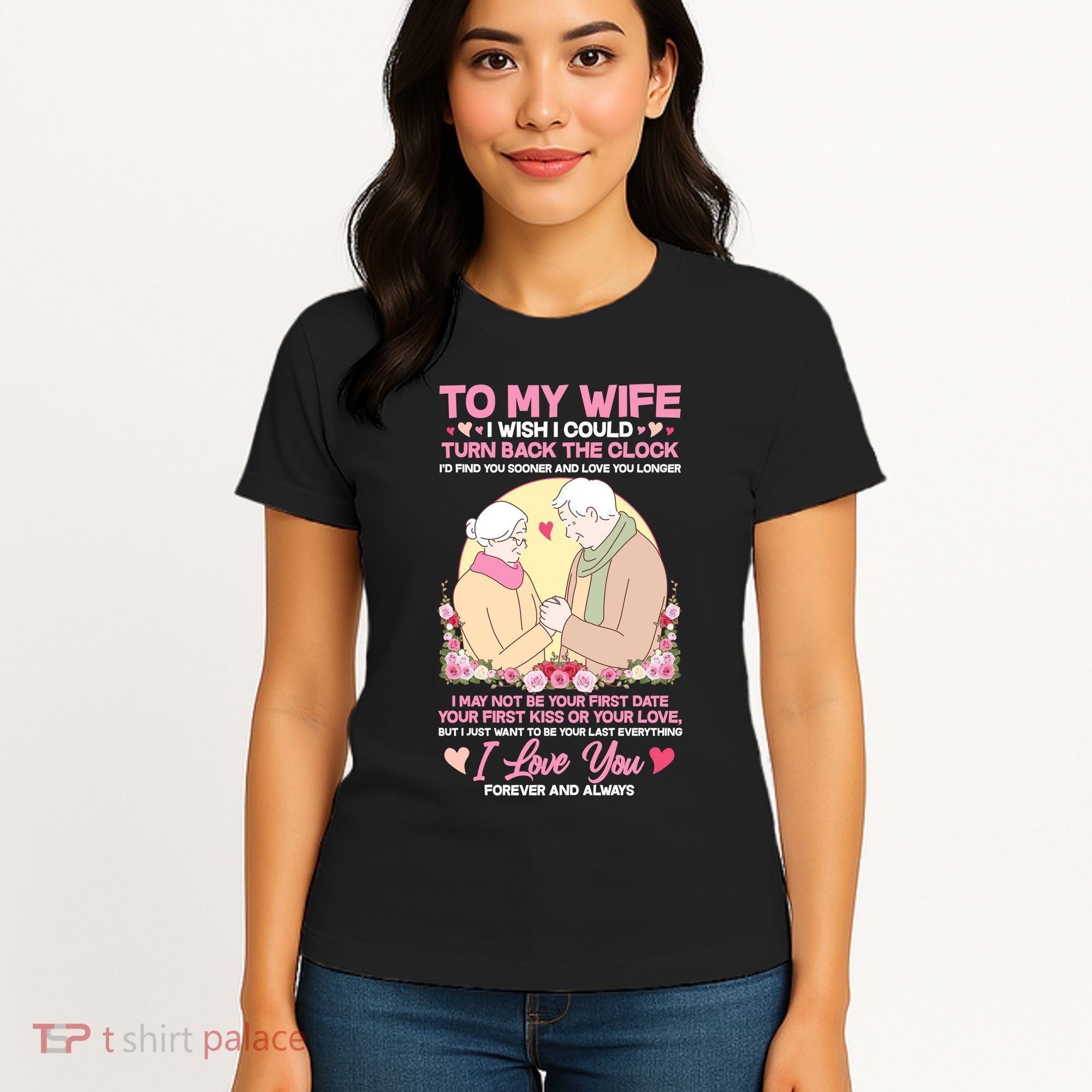 To My Wife I Wish I Could Turn Back The Clock Women's T-Shirt