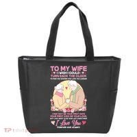 To My Wife I Wish I Could Turn Back The Clock Tote Bag thumb 0