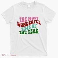 The Most Wonderful Time Of The Year Holiday Groovy T-Shirt thumb 0