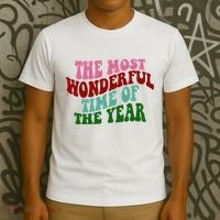 The Most Wonderful Time Of The Year Holiday Groovy T-Shirt thumb 3