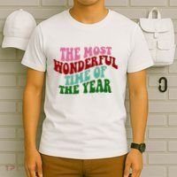 The Most Wonderful Time Of The Year Holiday Groovy T-Shirt thumb 6