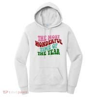 The Most Wonderful Time Of The Year Holiday Groovy Women's Hoodie thumb 0
