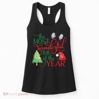 The Most Wonderful Time Of The Year Christmas Women's Tank Top thumb 0