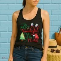 The Most Wonderful Time Of The Year Christmas Women's Tank Top thumb 2