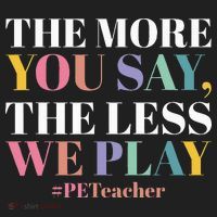 The More You Say The Less We Play PE Teacher Beanie thumb 2