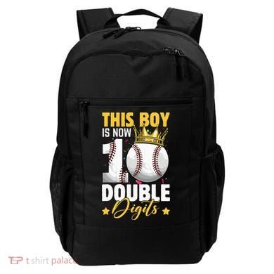 This Now 10 Double Digits Baseball 10 Years Old Birthday Backpack