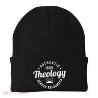 Theology Nerd 1689 Reformed Christian Seminary Funny Beanie thumb 0