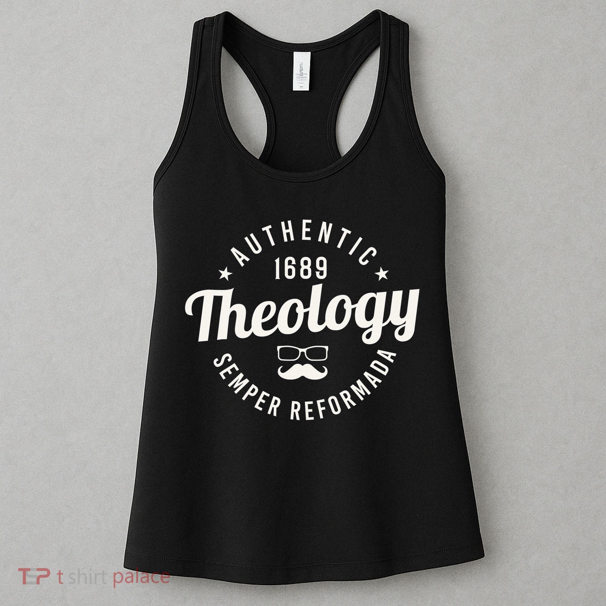 Theology Nerd 1689 Reformed Christian Seminary Funny Women's Tank Top