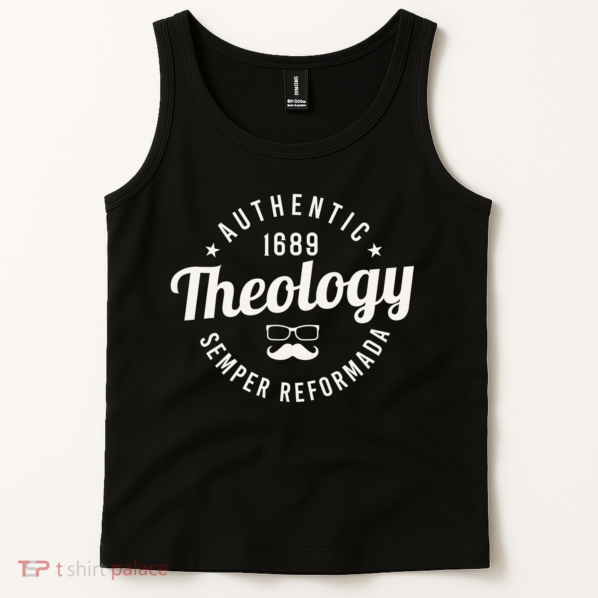 Theology Nerd 1689 Reformed Christian Seminary Funny Tank Top