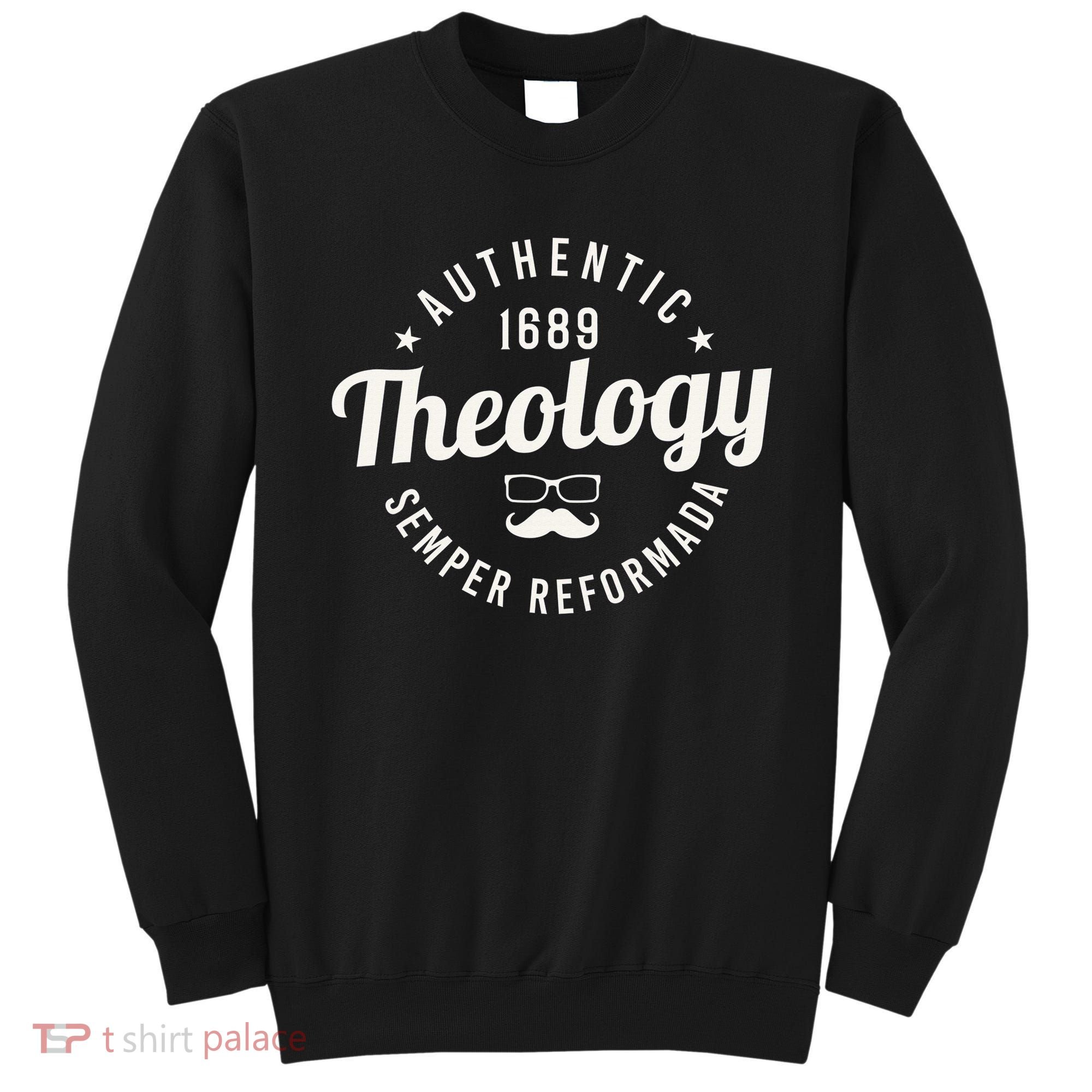 Theology Nerd 1689 Reformed Christian Seminary  Sweatshirt