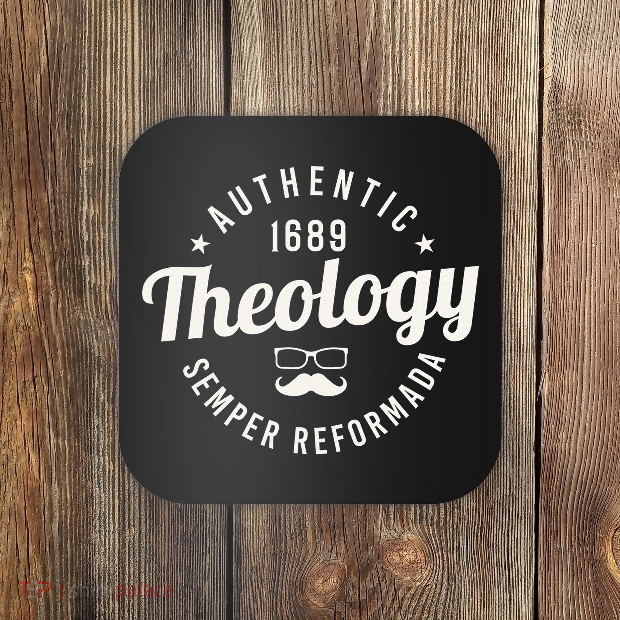 Theology Nerd 1689 Reformed Christian Seminary  Coaster