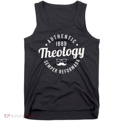 Theology Nerd 1689 Reformed Christian Seminary  Tank Top