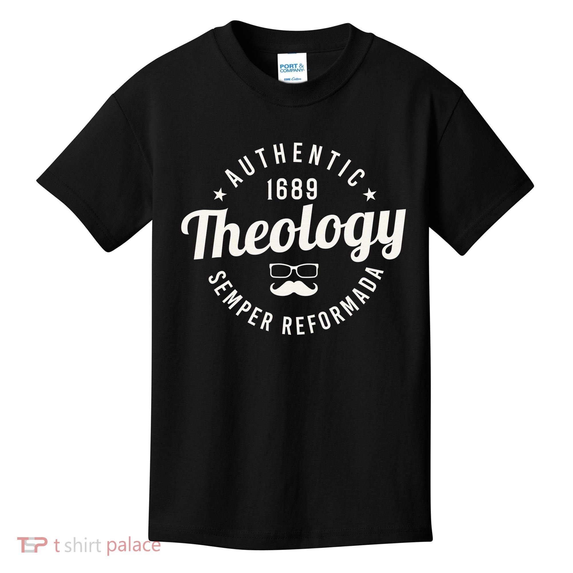 Theology Nerd 1689 Reformed Christian Seminary  Kids T-Shirt