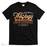 Theology Nerd 1689 Reformed Christian Seminary T-Shirt thumb 0