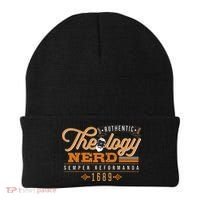 Theology Nerd 1689 Reformed Christian Seminary Beanie thumb 0