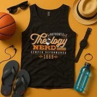 Theology Nerd 1689 Reformed Christian Seminary Tank Top thumb 4