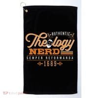 Theology Nerd 1689 Reformed Christian Seminary Golf Towel thumb 0