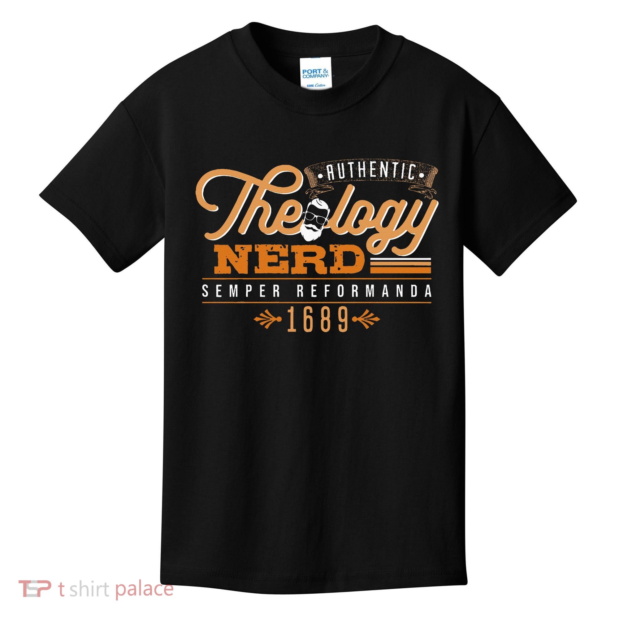 Theology Nerd 1689 Reformed Christian Seminary Kids T-Shirt