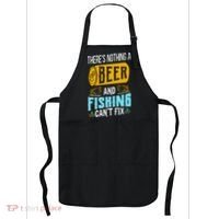 There's Nothing A Beer And Fishing Can't Fix Apron thumb 0