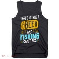 There's Nothing A Beer And Fishing Can't Fix Tank Top thumb 0