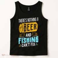 There's Nothing A Beer And Fishing Can't Fix Tank Top thumb 2