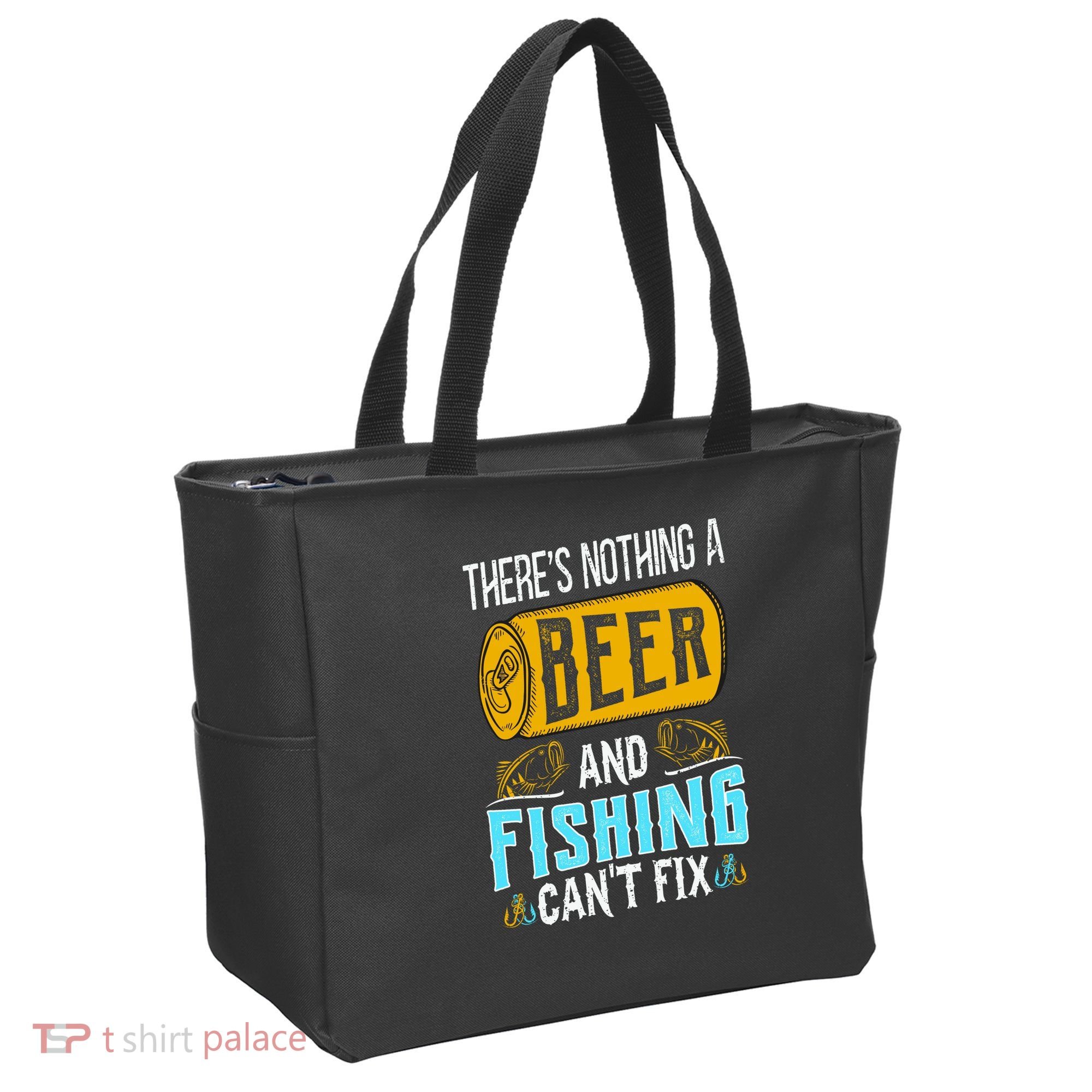 There's Nothing A Beer And Fishing Can't Fix Tote Bag