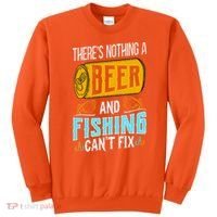 There's Nothing A Beer And Fishing Can't Fix Sweatshirt thumb 0