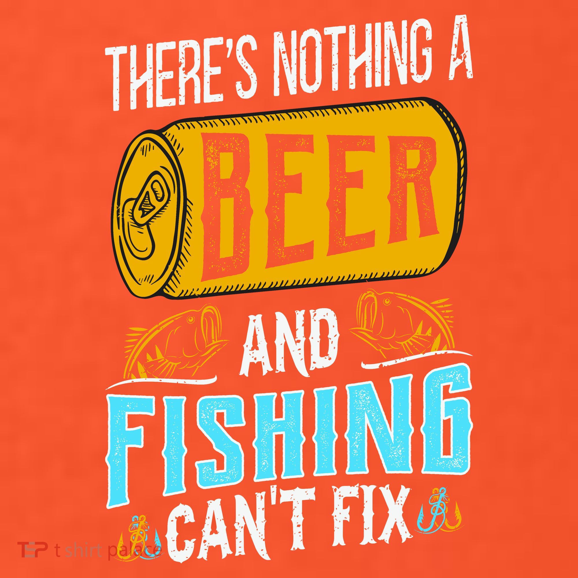 There's Nothing A Beer And Fishing Can't Fix Mousepad