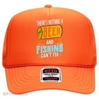 There's Nothing A Beer And Fishing Can't Fix Hat thumb 0