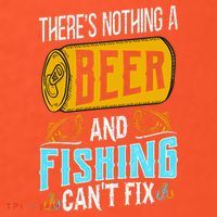 There's Nothing A Beer And Fishing Can't Fix Toddler T-Shirt thumb 2