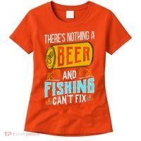 There's Nothing A Beer And Fishing Can't Fix Women's T-Shirt thumb 0