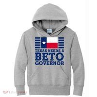 Texas Needs A Governor Beto O'Rourke Kids Hoodie thumb 0