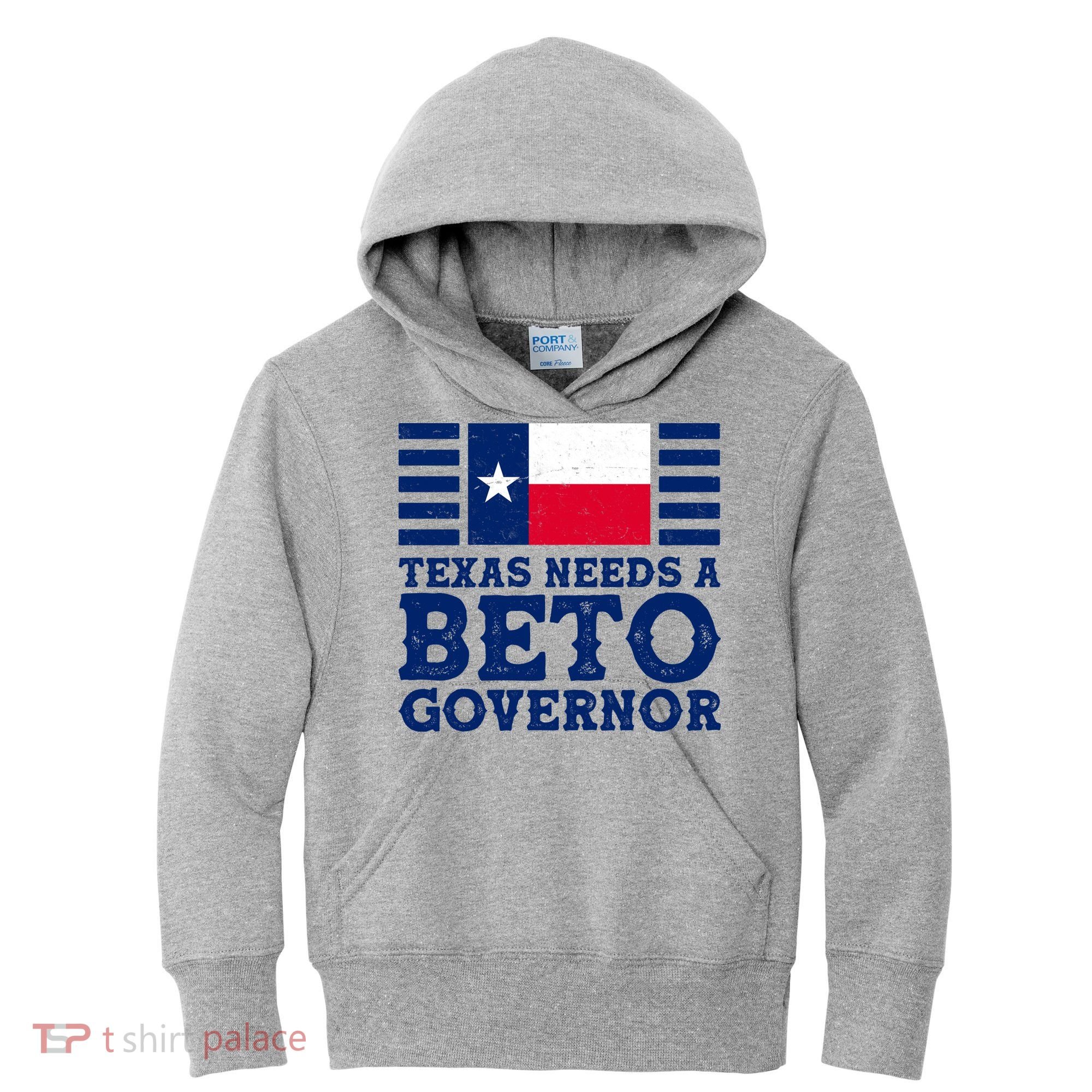 Texas Needs A Governor Beto O'Rourke Kids Hoodie