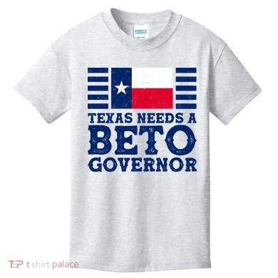 Texas Needs A Governor Beto O'Rourke Kids T-Shirt