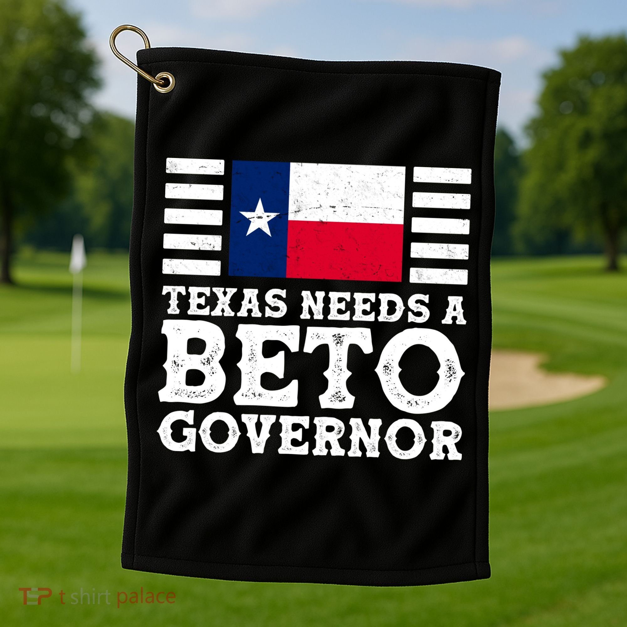 Texas Needs A Governor Beto O'Rourke Golf Towel
