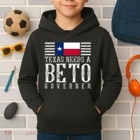 Texas Needs A Beto Governor Kids Hoodie thumb 2
