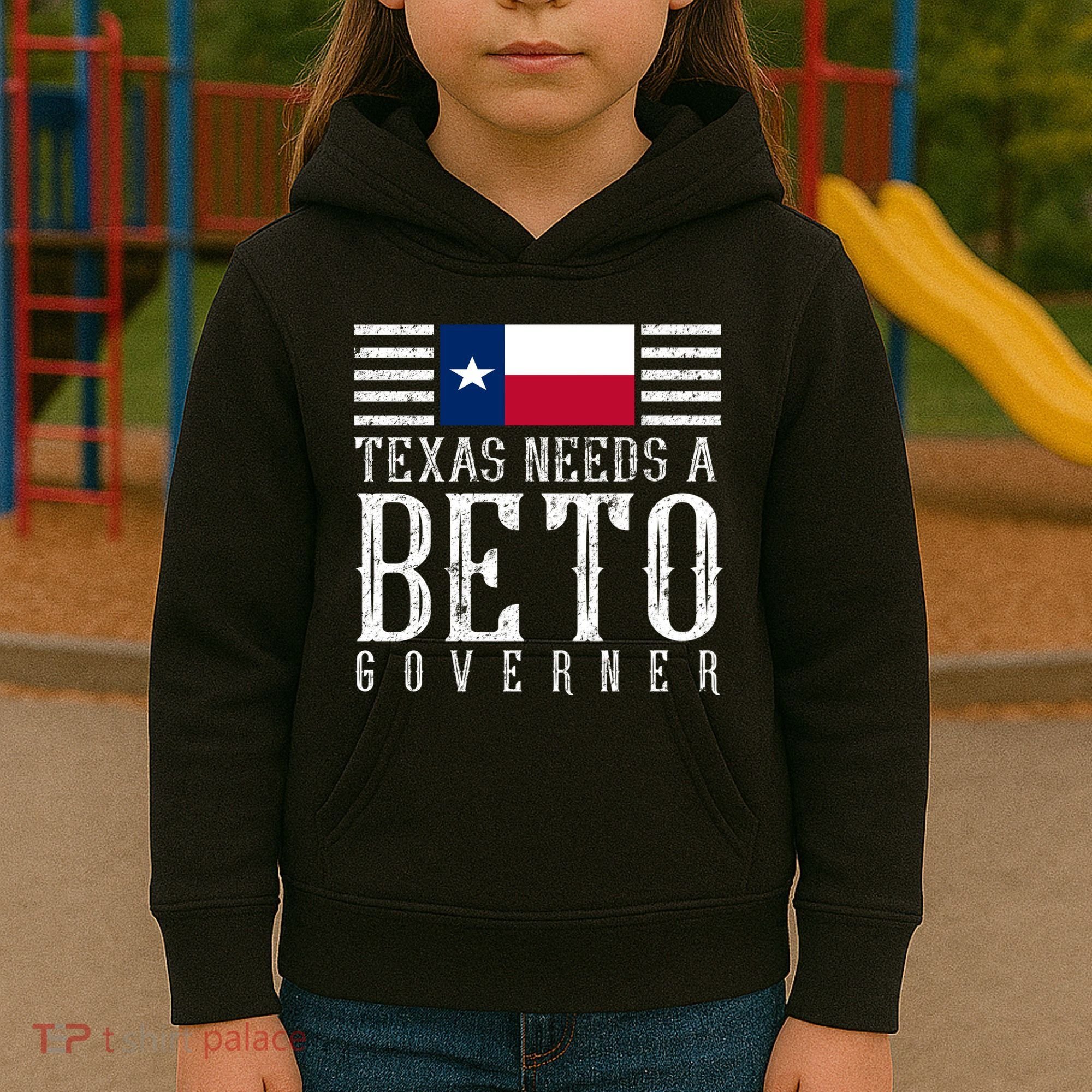 Texas Needs A Beto Governor Kids Hoodie