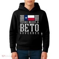 Texas Needs A Beto Governor Kids Hoodie thumb 4