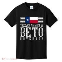Texas Needs A Beto Governor Kids T-Shirt thumb 0