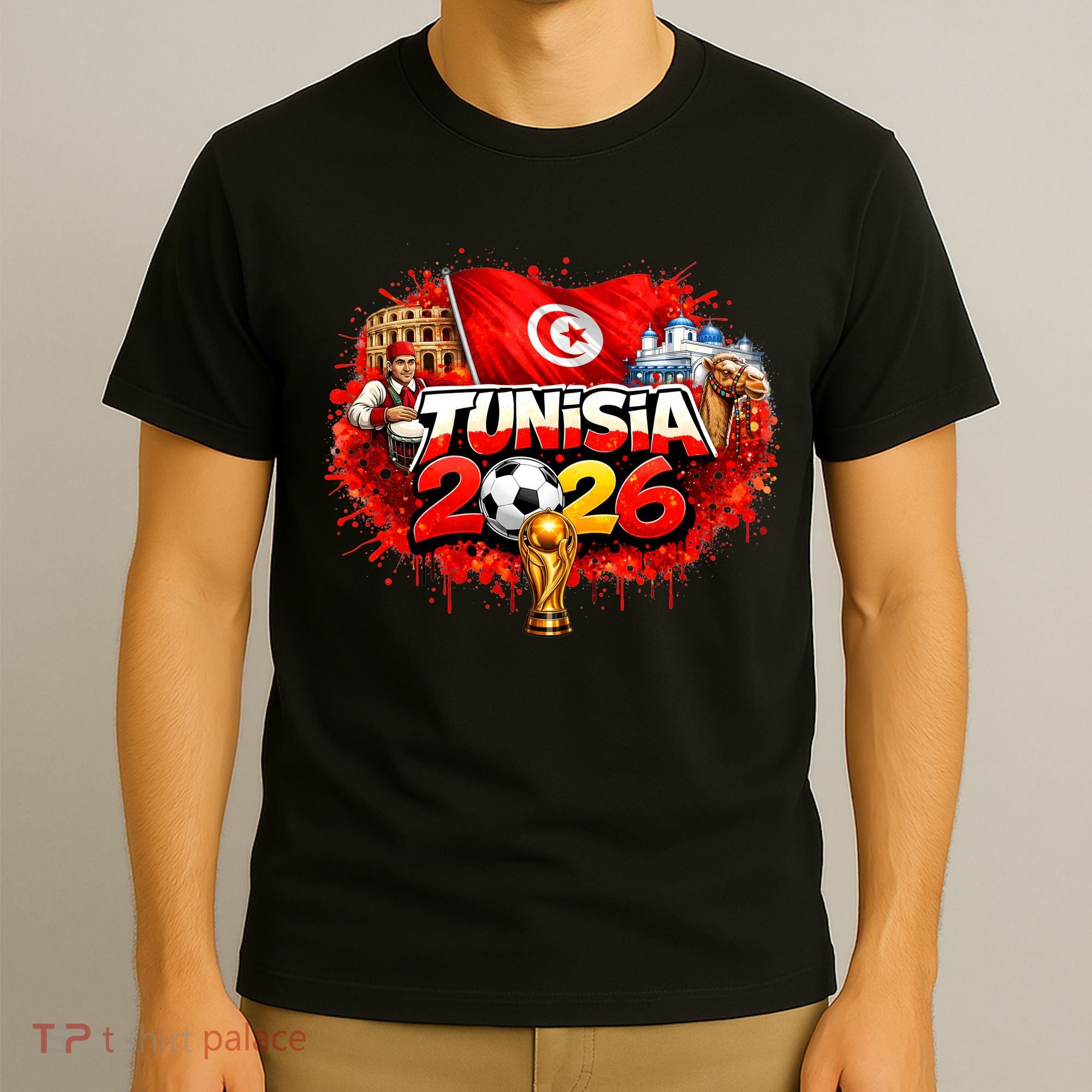 TUNISIA North America Soccer Tournament 2026 T-Shirt