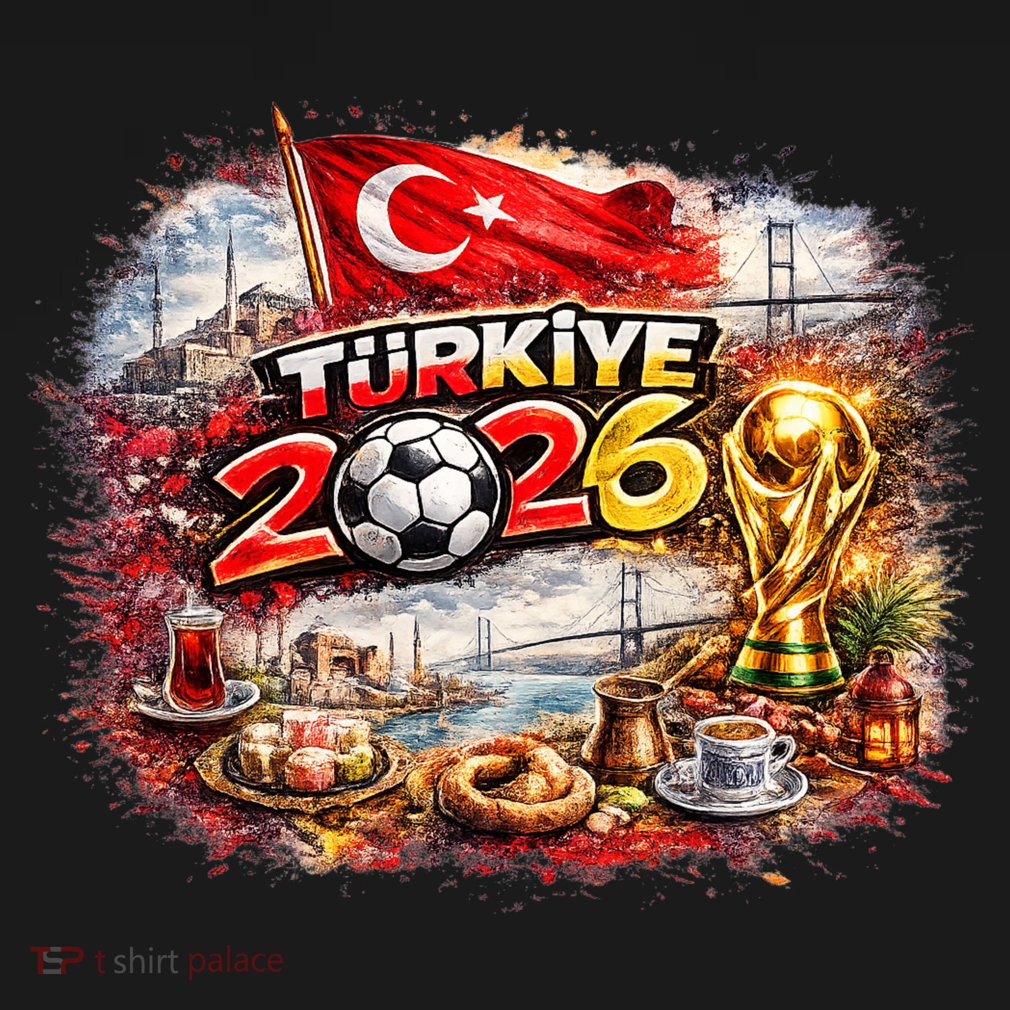 TURKIYE North America Soccer Tournament 2026 Women's Hoodie
