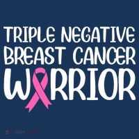 Triple Negative Breast Cancer Awareness Warrior Pink Rainbow Mousepad thumb 1