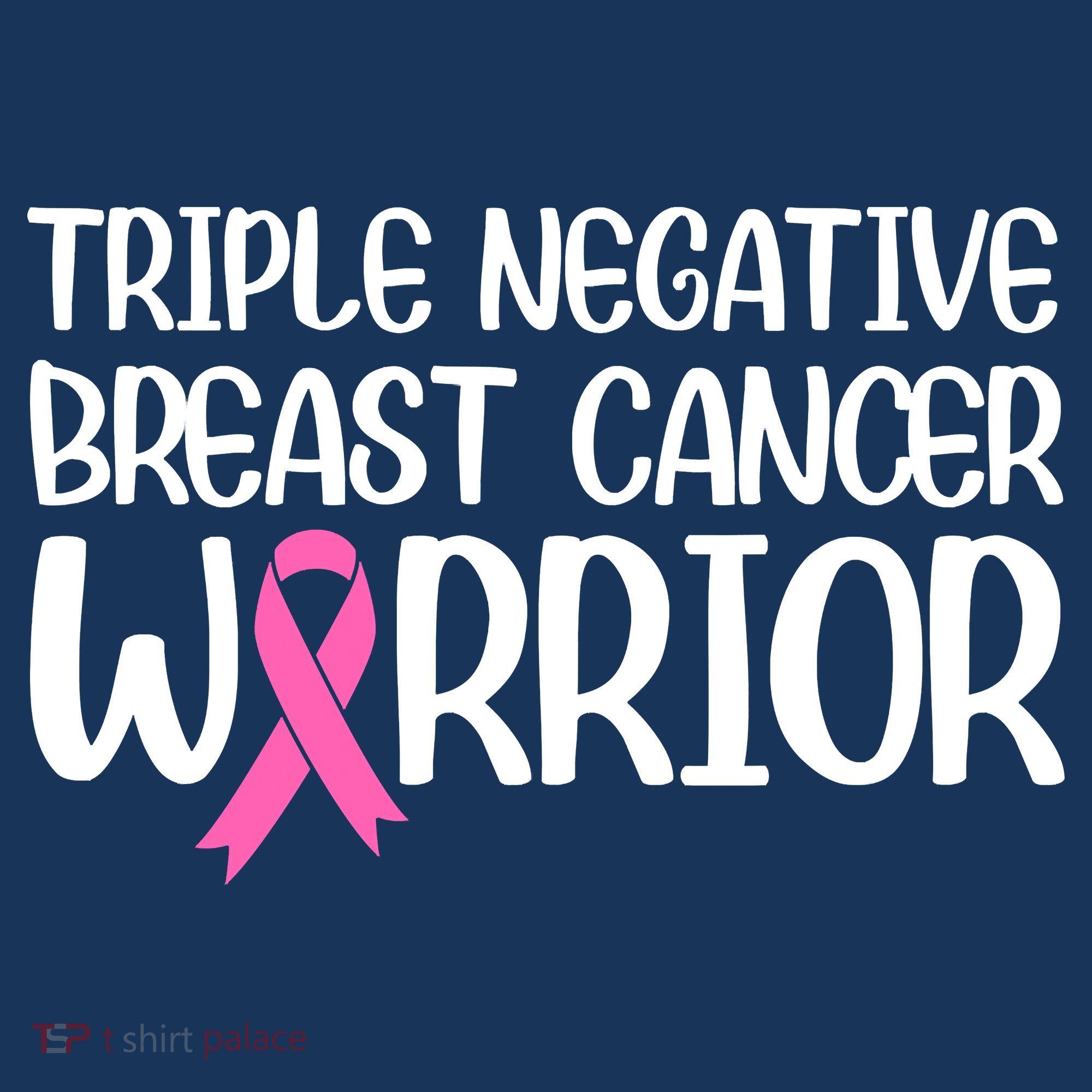 Triple Negative Breast Cancer Awareness Warrior Pink Rainbow Mousepad