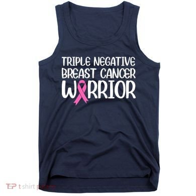 Triple Negative Breast Cancer Awareness Warrior Pink Rainbow Tank Top